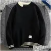 Mensagens de masculino harajuku jumper jumper de malha de todos os jogos de alta qualidade masculino japonês suéter de gola alta masculina moda grande tamanho de malha OTET9