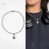 Collane a ciondolo x7ya gioielli americani europei in moda ad stella hip-hop Nuove accessori per il temperamento semplice collana