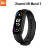 Wristbands 2021 Xiaomi Mi Band 6 Smart Wristband AMOLED Blood Oxygen Fitness Traker Heart Rate Bluetooth Waterproof Miband 5