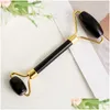 Party Favor Jade Roller Masr Natural Crystal Stone Face Gua Sha Tools Creative Gift Supplies Drop Delivery Home Garden Festive Event Dhtdq