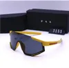 Mode luxe designer zonnebril voor mannen bril dezelfde zonnebril als Lisa Square tinten dik frame naakt unisex zonnebril met doos