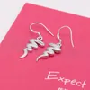 Dangle Earrings 925 Sterling Silver Creative Snakeペンダントガールズジュエリーは本当にアレルギーの誕生日ギフトBijouxです