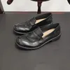 Повседневная обувь винтажные женские лоферы Genunine Leather Slip на модных квартирах Удобно весеннее осеннее дерби