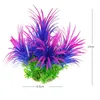 Plantes de décoration aquarium artificielles petites mauvaises herbes d'eau ornement aquatique végétal accessoires accessoires 13cm 240321