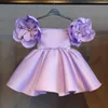 Fashion Flowers Dress Girls Dress 1 rok przyjęcie urodzinowe Bapty Sukienka dla dziewcząt Księżniczka Bożego Narodzenia Kostum