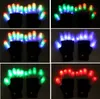 Partyversorgungen LED -Handschuhe Stage Performance Entertainment Jubel Halloween Handschuh farbenfrohe Flash Gloveslt898