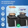 Tools 2pcs For Oven With 4 Skewers Rectangle Roasting Multipurpose Air Fryer Racks Outdoor G Shape Stainless Steel Non Stick Barbecue