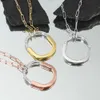 Designer Brand Lock series oversized necklace ring bracelet earrings headgear