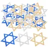 Kandelaars 50 PCS Hanukkah Decoratie Delicate Party Favor Supply Star Decoratieve tafel Decoraties Celebrity ornamenten Middelpunt