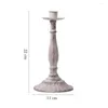 Ljushållare Party Decorations Holder Metal Living Room Centerpieces Candlestick Nordic Style Shabby Chic Centro de Mesa Home Decor