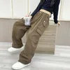 Broek 2024 tieners Girls Fashion Cargo Pants For Teen Cool met losse stijl Kids Cotton Sport 5-14 jaar