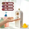 Sıvı Sabun Dispenser Çift su deposu su geçirmez köpük su-sıvı ayırma yıkama el makinesi