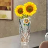 Vasi smalto colore trasparente vetro idroponico fiore designer avanzato senso del soggiorno composizione da tavolo decorazione
