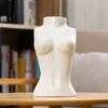 Vasi Nordic Creative Ceramic Simulazione Craft Human Crasts Camera da letto Vasino Fiore Secco disposizione di decorazioni per la casa idroponica Ornamenti