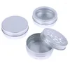 Speicherflaschen 1PC Aluminium Mini Runde Zinn Metallbehälter Jar Schraube Deckel