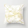 Cuscino zengia cojines decorazioni di divano di divano giallo fiori decorazione geometrica in poliestere domestico housse de coussin