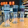 Bicchieri da vino in vetro tazza d'acqua per tè tazza caffè 500 ml di bevande bottiglie tazze a parete doppia set da pranzo cucine bar home