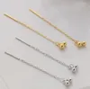 dangle earringsタッセルボールチェリー