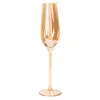 Wine Glasses High Quality Fashion Plating 200-650ml Amber Goblet Crystal Glass Red Champagne Cup Noble Elegant Drinkware