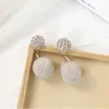 Orecchini per stalloni Contrasti carini Colore rotondo GEOMETRICO PER DONNA GIOCO CAPELLI GIOVANI BIJOUX BOUCLE D'OREILLE