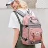 Borse per la scuola Donne Backpack Fashion Waterproof Ruckack per il laptop per borse per ragazze adolescenti 14 15 15,6 pollici USB College Back Pack Mochila