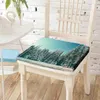 Kussen dennenbomen sneeuwdruk stoel stoel padding vierkant ademende mat voortreffelijke rand stoelen kussen voor vakantie thuis slaapkamer decor