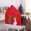 Stoelhoezen Bei Est kerstdecoraties Cover Home Decoratie Geschenken Groothandel Gedrukte boom
