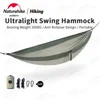 Camping Swing Hammock Ultralight 600g Anti Rollover 1/2 PERSONNES 200KG POUR LE POUR LE POUR LE FORESSE EXTÉRIEUR HAMMOCH PORTABLE 240329