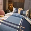 Set di biancheria da letto puro cartoni da quattro pezzi di cotone in cotone rivestimento per letti grandi rivestimenti per letti da letto in fogli di trapunta set regalo