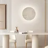 Wall Lamp Stone Round Bedside Dining Room Atmosphere Art Decor Light