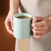 Canecas canecas de cerâmica copo de café com leite de leite coque chá de chá de chá com água