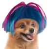 Dog Apparel Pet Wigs Cosplay Props Dogs engraçados Cats Cruz Casos Capace