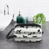 Cosmetic Bags Cute Music Notes Dachshund Travel Toiletry Bag Women Wiener Badger Sausage Dog Makeup Organizer Beauty Storage Kit