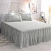 Zestawy pościeli w stylu księżniczki bawełniany czteroczęściowy zestaw girl's halfled podwójne łóżko kołdra 100 arkusz
