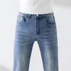 Jeans masculinos Primavera Summer Men Thin Slim Fit Fit