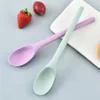 Makeup Brosss 1pcs Coffee Spoon 7 couleurs multifonction extra longue poignée durable confortable outils de cuisine silicone