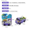 Top spinning Top TransraCers Flip Cars 1pcs 2-in-1 Figuras de acción del vehículo animal transformador