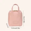 Cosmetische tassen Koreaanse stijl Shell Shape Letter Printing PU Leather Makeup Handtas toiletartikelen Organisator