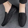 Casual Shoes Pu Leather Men's Loafers Man Dress Soft Slip-On Breattable Moccasins For Men Spring Autumn Sapatenis Masculino