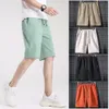 Youth Trendy Shorts, Men's Capris, Solid Color Casual Pants, 2024 Summer Sports Beach Pants, Men's