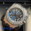 Celebrity AP Wrist Watch Mens Royal Oak Offshore Automatique mécanique Sports Sports Luxury Watch 42mm 26470st.OO.A028CR.01