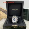 AP Racing Forist Watch Royal Oak Offshore 26170 -й серебряная белая панда тарелка мужская спортивная мода.