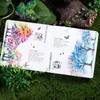 Geschenkwikkeling 10 PCS Ins Forest Tree Pet Stickers Aesthetic Athesive Diy Hand Made Junk Journal Scrapbooking Materiaal