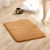 Badmattor Memory Foam Mat Striped Water Absorption Non-Slip Microfiber Carpet Bathtub Alfombra Badrumsområde