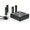 Laiphi AA AAA 1.5V Lithium Rechargeable Battery et Charger Set, facturant 4 AA et 4 AAA à la fois