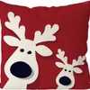 Pillow Cartoon Cute Christmas Cases Decorative Throw Cover For Home Sofa Bed Pillowcase Couch 2024