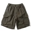 Pantalones cortos para hombres Summer American High Street Loose y versátil Leg Sports Sports Leisure Student 5/4 Pantalones {Categoría}