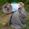 Down Campingdecke weiche leichte wasserdichte packbare Outdoor für kaltes Wetter Picknick Strand Reise 240326