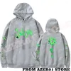 Heren Hoodies Yeat 2alive Green Tour Merch Winter Men/Dames Hapleed Sweet Streetwear Loge Logo Sweatshirt met lange mouwen