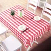 Table Cloth Disposable Thickening Red Checkered Waterproof Oil-Proof Party Weddings Home Decoration Outdoor Picnic